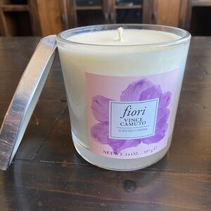Vince Camuto Fiori Scented Candle - White and Purple